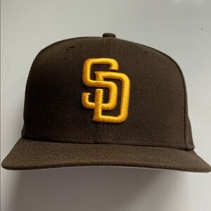 San Diego Padres New Era 9 Fifty Brown and Gold MLB SnapBack Hat